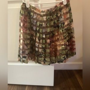 Zara floral skirt xs